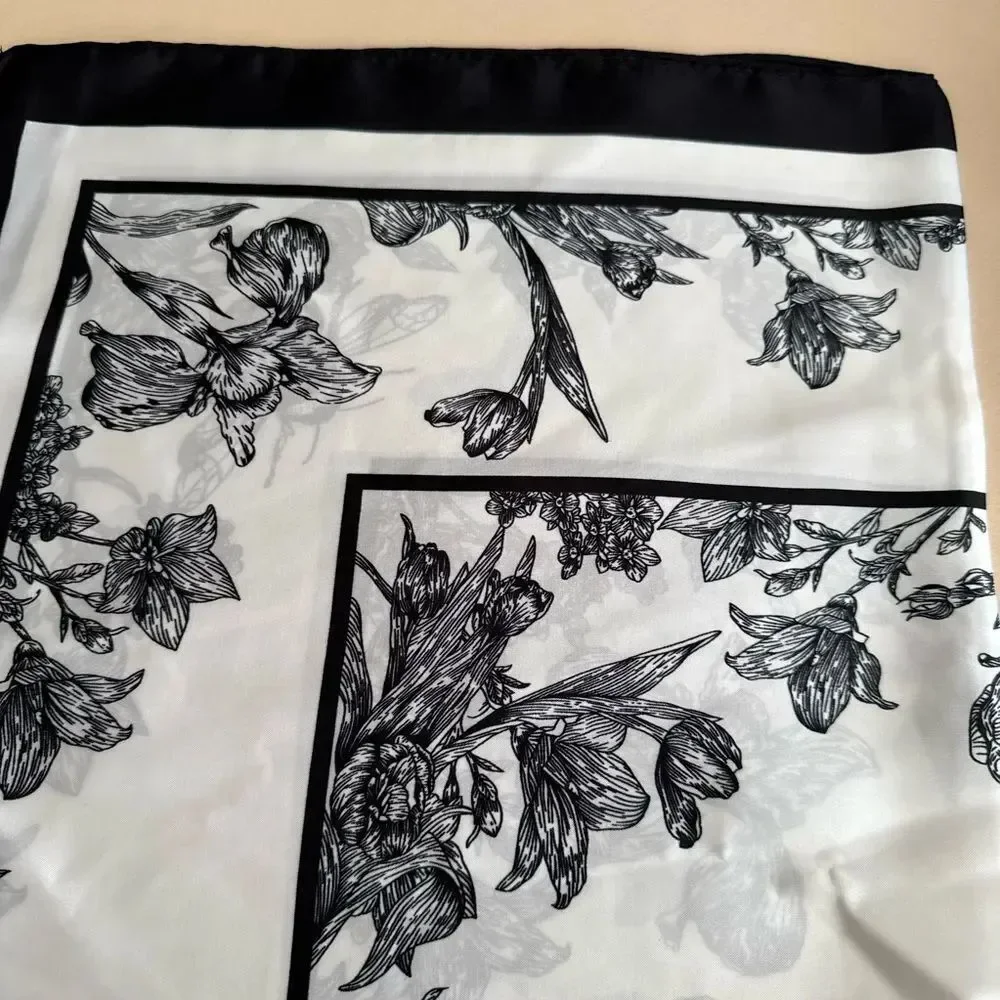 Elegant Floral Scarf P101